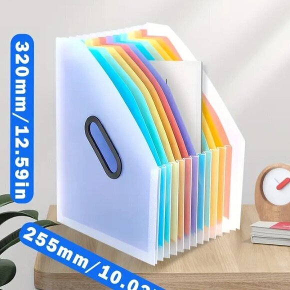 X3 Expanding Office File Sorter Waterproof Multi-color - Picture 2 of 5